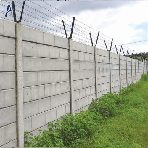 Prefab RCC Precast Compound Wall, For Boundaries, Construction, Feature : Durable, Quality Tested