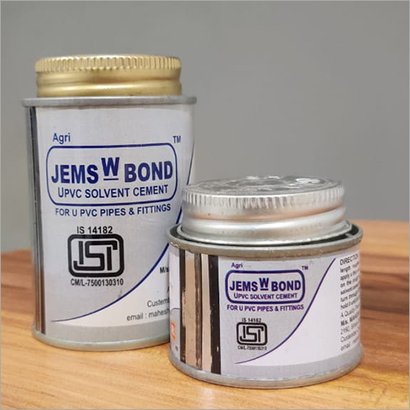 Jems W Bond UPVC Pipes & Fittings Solvent Cement