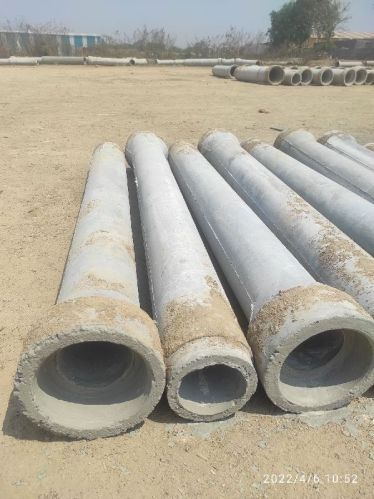 Round Concrete 150mm Socket Pipes, For Utilities Water, Length : 10 Meter, 20 Meter, 25 Meter