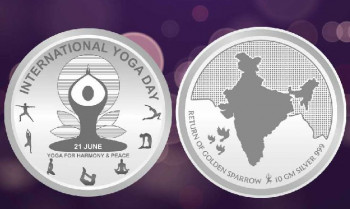 Sikkawala 999 Silver Yoga 10 Gm Coin