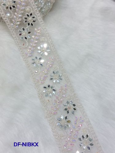 Fancy Mirror Lace, For Fabric Use, Length : 1.5