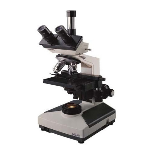 Halogen Electricity Rnos17 Trinocular Microscope, For Science Lab, Laboratory, Voltage : 110V