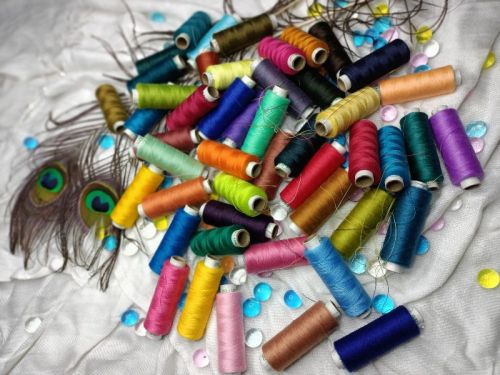 Plain Polyester Thread, Packaging Type : Roll