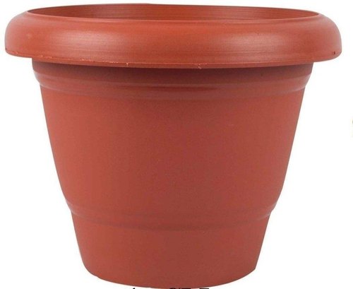 Plain Plastic Planter, Shape : Round