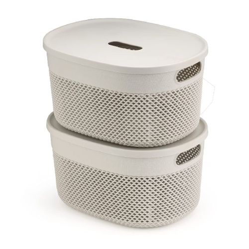 Plastic Oliveware Grey Bingo Basket, For Home, Feature : BPA-Free