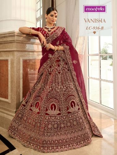 SWS Heavy Embroidered Lehenga Choli, Feature : Dry Cleaning
