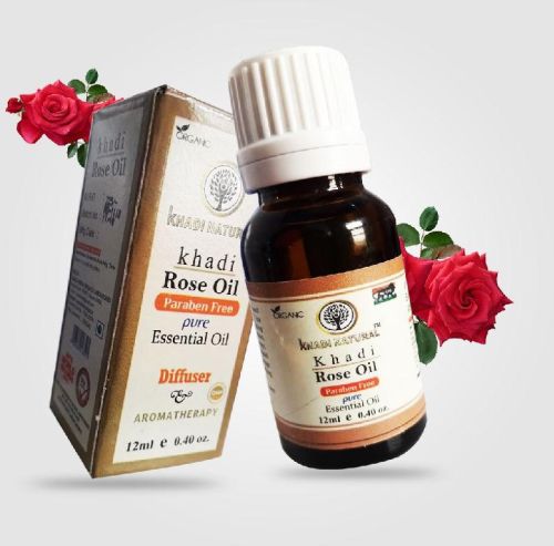 Khadi Natural Essential Oil, For Aromatherapy, Personal Care, Packaging Size : 100ml, 50ml, 30ml