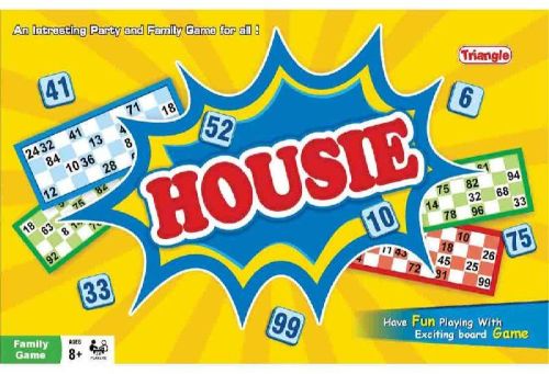 Polished PVC Housie Board Game, Size : 14x9x2 Inch