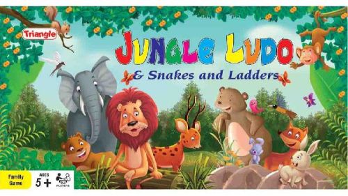 Ludo, Snakes and Ladders Board Game, Size : 15x8x1.75 Inch
