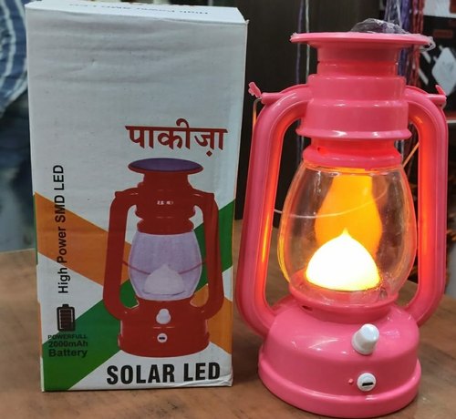 LED With Electric and Solar Chargeable Emergency Lantern With USB Charging Point Lantern Emergency L