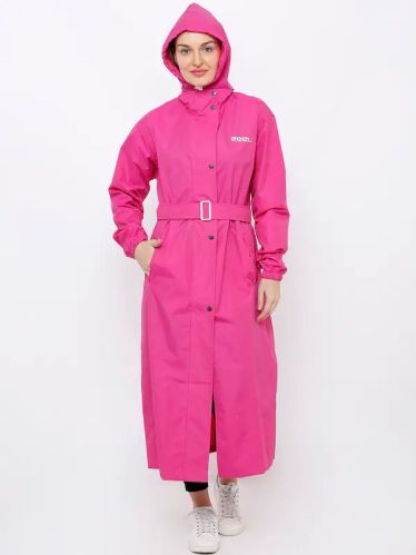 Plain Zeel Ladies Raincoat, Technics : Machine Made