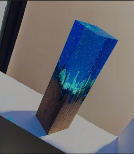 Epoxy Resin Night Lamp, Voltage : 2 V