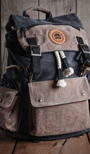 Leather Rucksack Bags, For Travelling, Style : Vintage