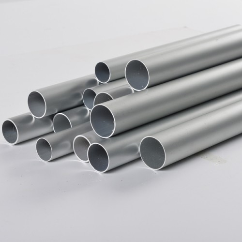 Round Aluminum Aluminium Tubes, For Construction, Length : According To Customer