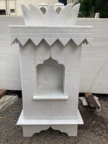Rectangular Polished Marble Tulsi Stand, For Garden, Home, Pattern : Plain, Printed