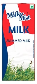 Milky Mist UHT Skimmed Milk, For Drinking, Making Tea-Coffee, Feature : Non Harmful