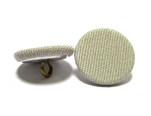 Round Metal Flat Buttons, For Garments, Pattern : Plain