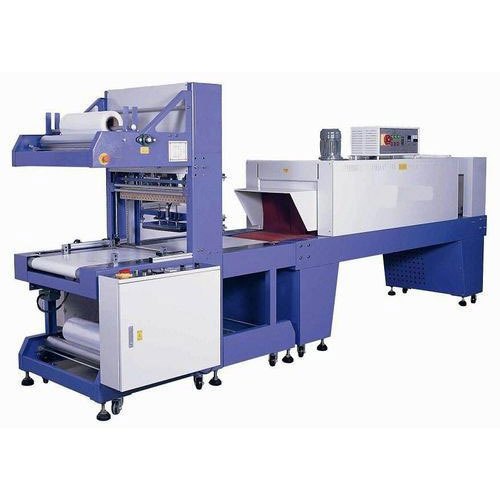 Electric Mild Steel 100-200 Kg Powder Coated Shrink Wrapping Machine, Packaging Type : Carton Box, Wooden Box