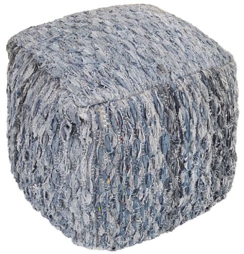Organic Cotton Pouf, Technics : Handmade
