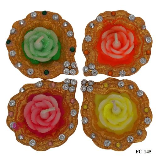 Glossy Paraffin Wax Floating Candles, For Smokeless, Fine Finished, Attractive Pattern, Stylish Design