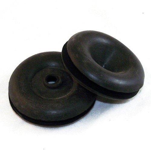 Round Silicone Rubber Grommet, For Industrial Use, Color : Black