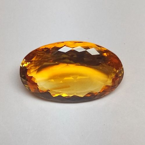 Natural Citrine AAA Quality 100% Brandi Cut Oval Shape Loose Cut Gemstone