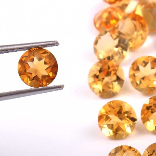 Natural Golden Topaz Lot Faceted Golden Topaz Gemstone