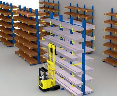 Josts Metal Polished Cantilever Jorack Racking System, Certification : ISI Certification