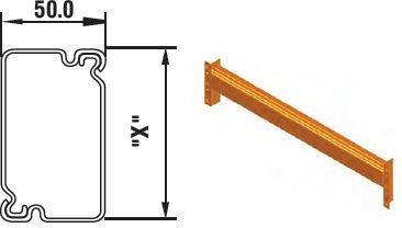 Josts Polished Metal Heavy Duty Beam, For Construction, Display Goods, Industrial Use, Making Rack
