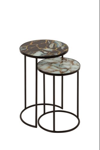 Polished Iron Round Table, For Home, Feature : Rust Proof
