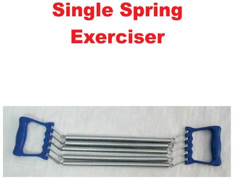 Plastic Iron Single Spring Exerciser