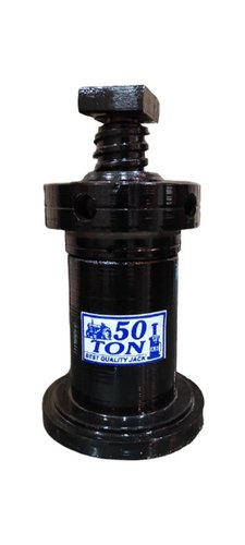 Mild Steel Manual Operated Jack, Color : Black