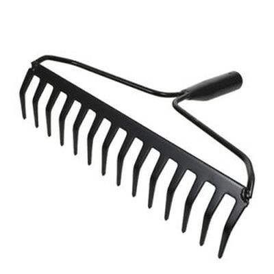 Polished Metal Bow Rake Without Handle, For Garden Use, Feature : Corrosion Resistant, Fine Finish