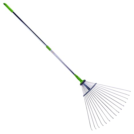 Leaf Rake With Handle, Feature : Light Weight, Rust Proof
