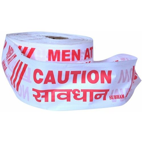 Plastic Caution Tape, Length : Upto 50 M