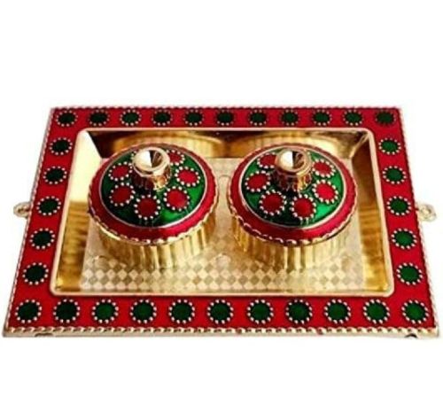 Plastic Kumkum/Tilak Chopda Box, For Festival, Feature : Light Weight