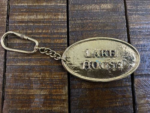 Brass Key Rings, Color : Golden