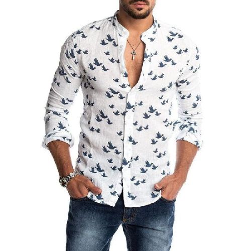 Mens Printed Shirts, Size : L, XL, XXL