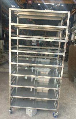 Polished Stainless Steel Shelf Trolley, Feature : Durable, High Quality, Shiny Look