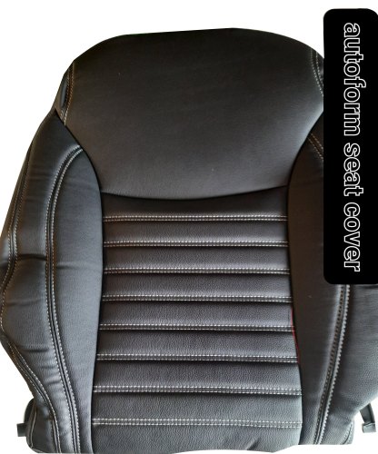 Leather Autoform Seat Cover, Color : Black