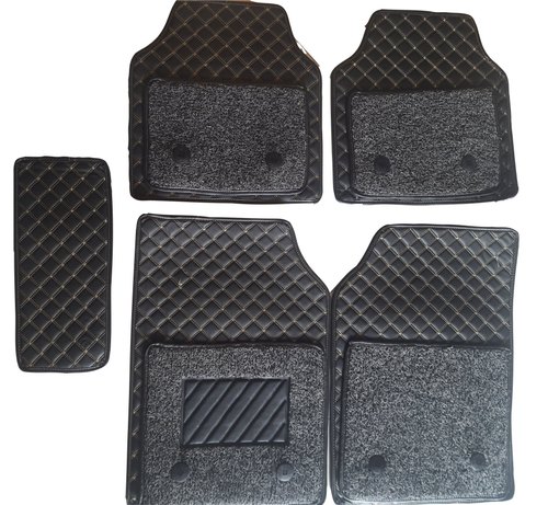 Rubber Car Foot Mat, Color : Black