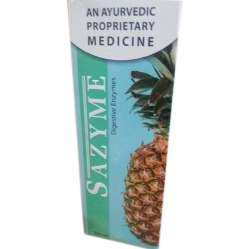 Sazyme Digestive Enzyme Syrup, Packaging Type : Box
