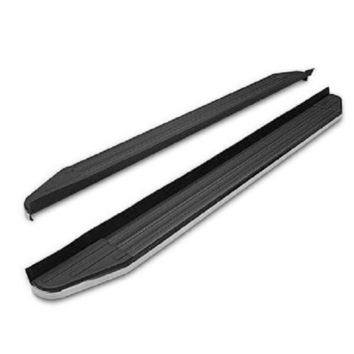 Aluminum Plastic Car Running Boards, Color : Black