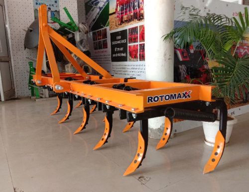 Mechanical TRACTOR OPERATED ROTOMAXX SPRING LOADED CULTIVATOR, For Agriculture, Color : Blue, Grey