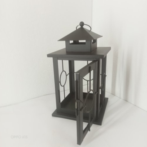 Iron Polished Black Hanging Lantern, For Lighting, Decoration, Technics : Machine Made