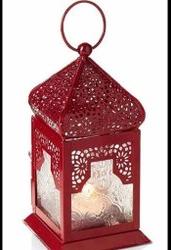 Iron Polished Mini Hanging Lantern, For Lighting, Decoration, Pattern : Carved