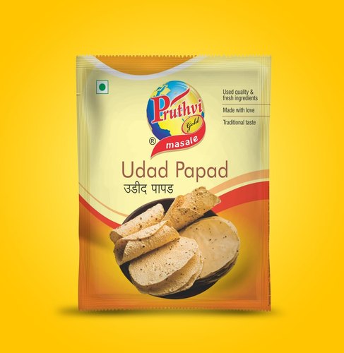 Pruthvi Gold Udad Papad, Packaging Type : Packet