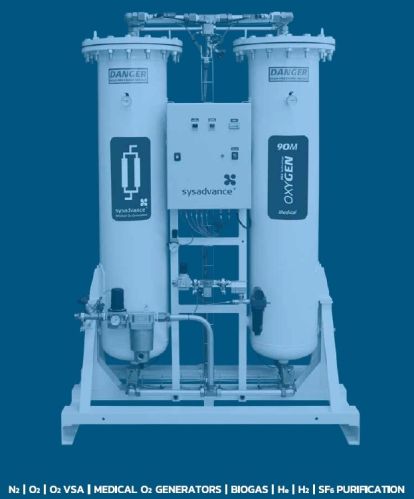 50 Hz 90M Psa Oxygen Generator, Color : Light White