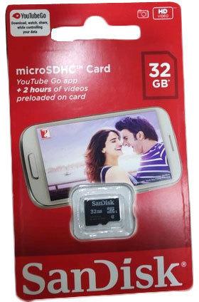 SanDisk SDHC Memory Card, Capacity : 32 GB