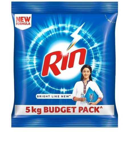 Rin Detergent Powder, Packaging Size : 5 Kg